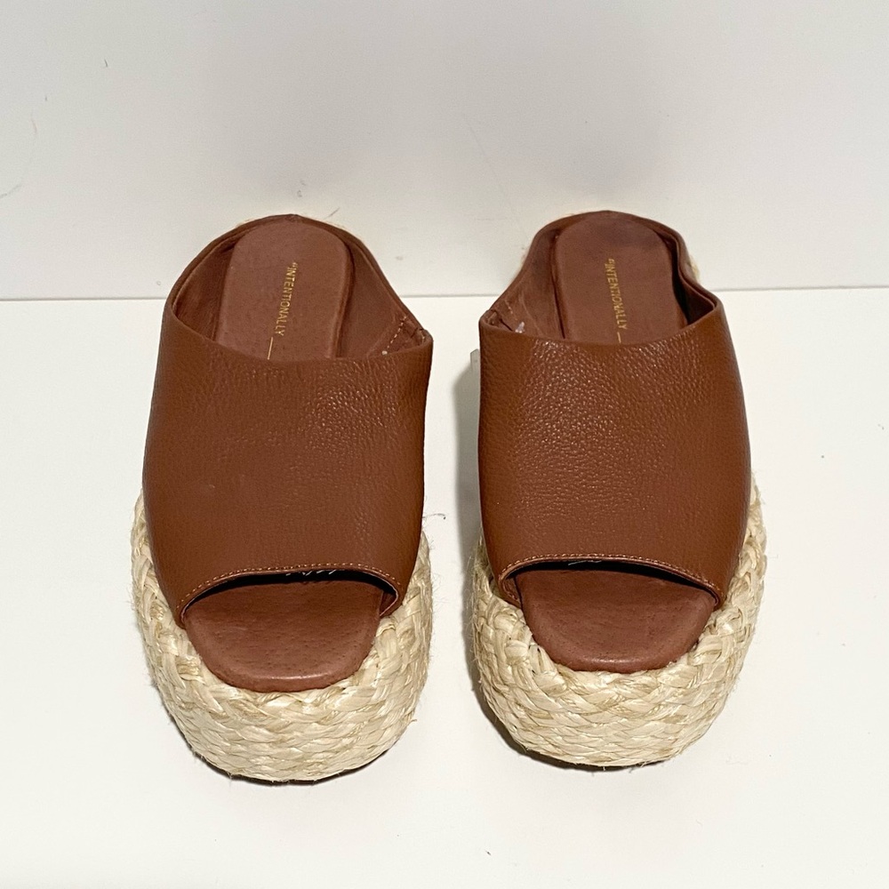 INTENTIONALLY BLANK hightide espadrille platform in terracotta‎ Size 7 - Picture 4 of 9